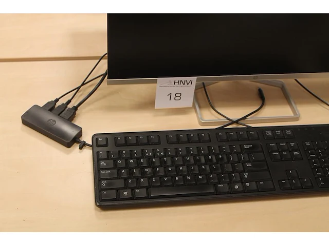 Monitor hp m24f 24 inch met toetsenbord, hub en muis. - afbeelding 2 van  2