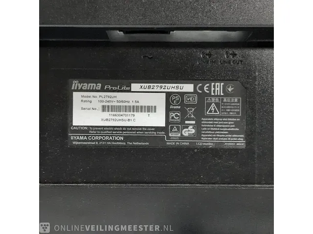 Monitor iiyama, pro lite xub2792uhsu - afbeelding 11 van  12