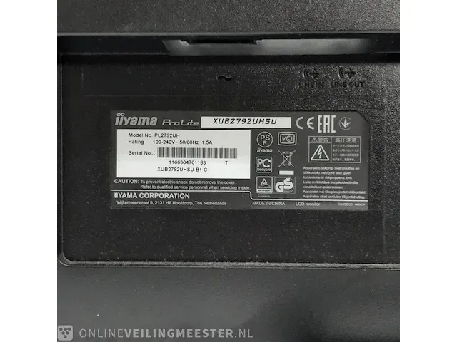 Monitor iiyama, pro lite xub2792uhsu - afbeelding 11 van  12