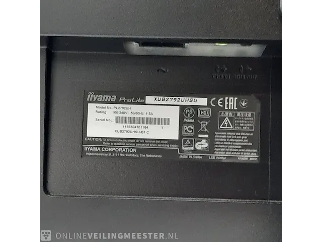 Monitor iiyama, pro lite xub2792uhsu - afbeelding 10 van  11