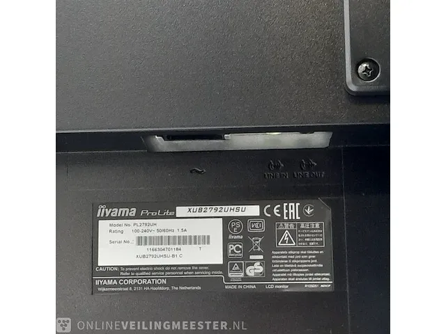 Monitor iiyama, pro lite xub2792uhsu - afbeelding 11 van  11