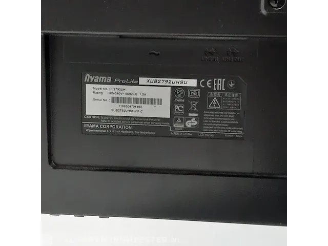 Monitor iiyama, pro lite xub2792uhsu - afbeelding 11 van  12