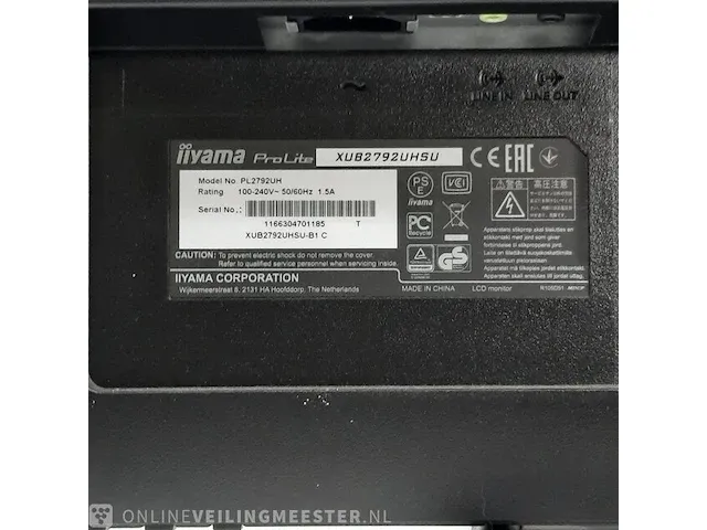 Monitor iiyama, pro lite xub2792uhsu - afbeelding 11 van  12