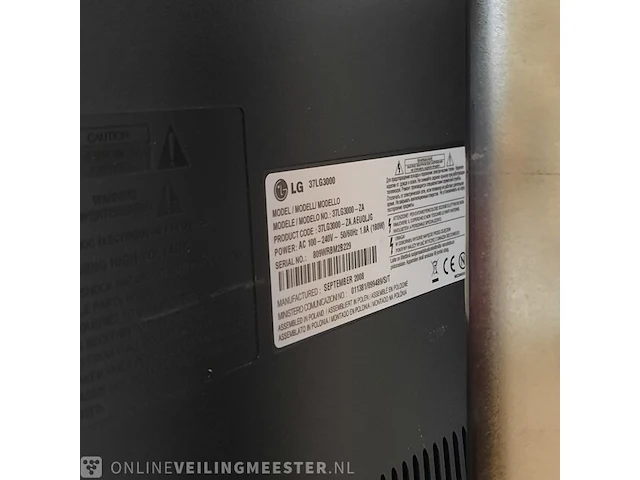 Monitor op standaard lg, 37lg3000 - afbeelding 10 van  12