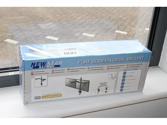 Monitorbeugel newstar. maximaal 2 x 32 inch - afbeelding 1 van  2