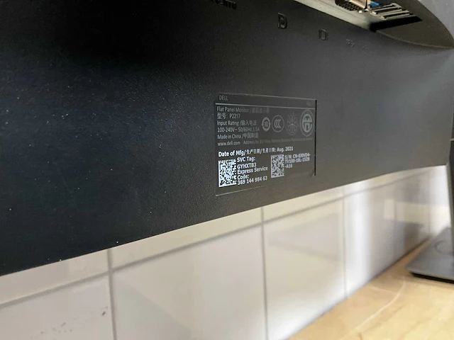 Monitoren - dell - p2217 (2x) - afbeelding 4 van  5