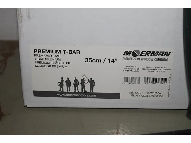 Mono t-bar moerman met breedte 35 cm. 10 stuks in doos. - afbeelding 2 van  2