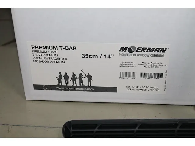 Mono t-bar moerman met breedte 35 cm. 10 stuks in doos. - afbeelding 2 van  2