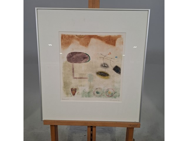 Monoprint, viviënne lopez de leao laguna, kiemen, 1999 - afbeelding 1 van  8