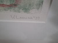 Monoprint, viviënne lopez de leao laguna, kiemen, 1999 - afbeelding 4 van  8