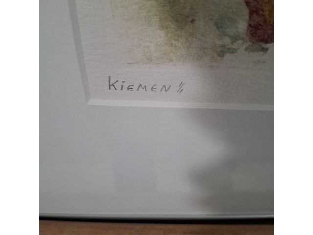 Monoprint, viviënne lopez de leao laguna, kiemen, 1999 - afbeelding 5 van  8