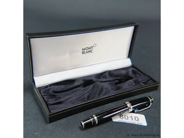 Montblanc bohème blue sapphire rollerball met blauwe steen - afbeelding 1 van  5