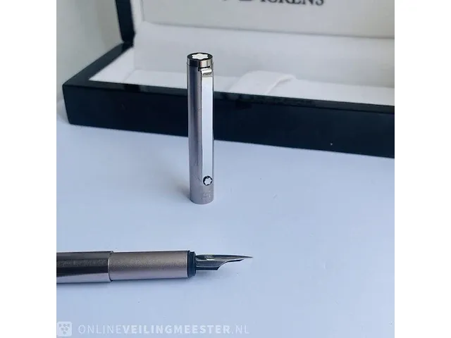 Montblanc slimline vulpen zeldzaam - new old stock - afbeelding 3 van  6