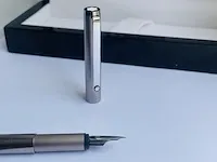 Montblanc slimline vulpen zeldzaam - new old stock - afbeelding 3 van  6