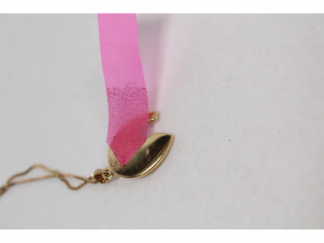 Montebello ketting hoefijzer 925 zilver verguld 15x25mm 45cm - afbeelding 2 van  3
