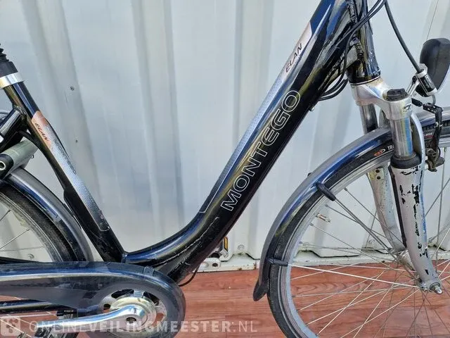 Montego, elan e-bike/ elektrische fiets montego, zwart - afbeelding 4 van  10