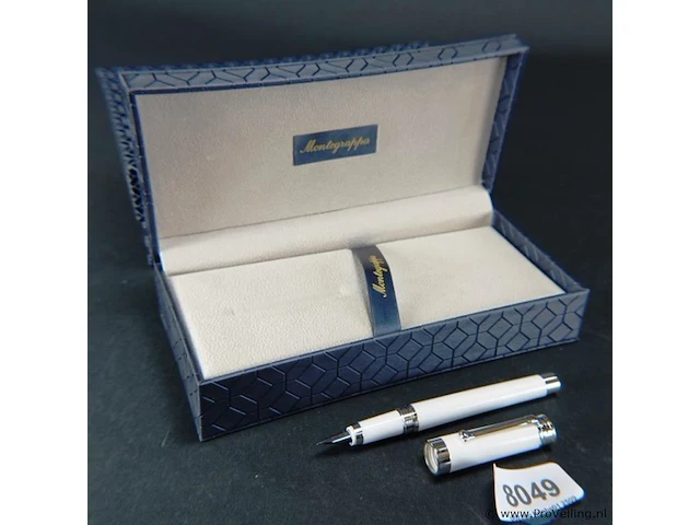 Montegrappa parola white fountain pen f iswotzaw - afbeelding 1 van  5