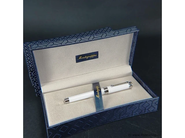 Montegrappa parola white fountain pen f iswotzaw - afbeelding 4 van  5