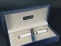 Montegrappa parola white fountain pen f iswotzaw - afbeelding 4 van  5