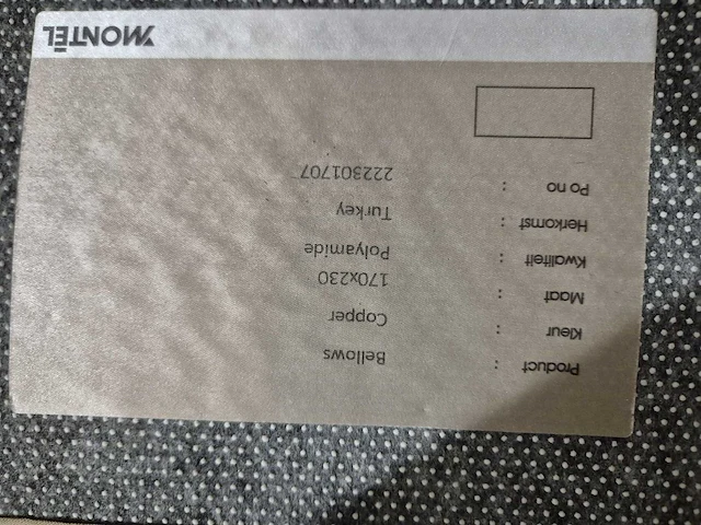 Montel - bellows - vloerkleed - carpet - nieuw - afbeelding 9 van  9
