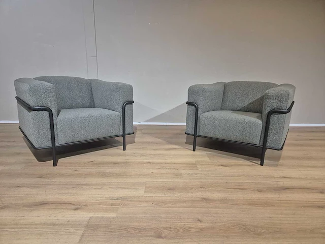 Montel - exclusives bowie - showroommodellen - fauteuil (2x) - afbeelding 1 van  14