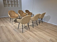Montel - nora - eetkamerstoelen - nieuw (6x) - afbeelding 2 van  14