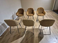 Montel - nora - eetkamerstoelen - nieuw (6x) - afbeelding 4 van  14