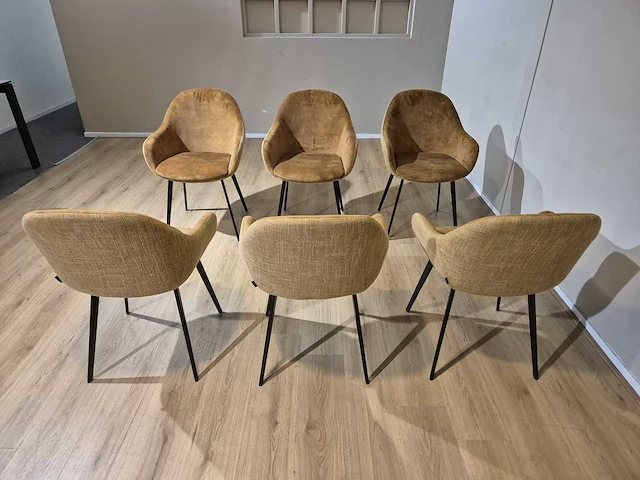 Montel - nora - eetkamerstoelen - nieuw (6x) - afbeelding 5 van  14