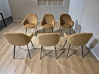 Montel - nora - eetkamerstoelen - nieuw (6x) - afbeelding 5 van  14