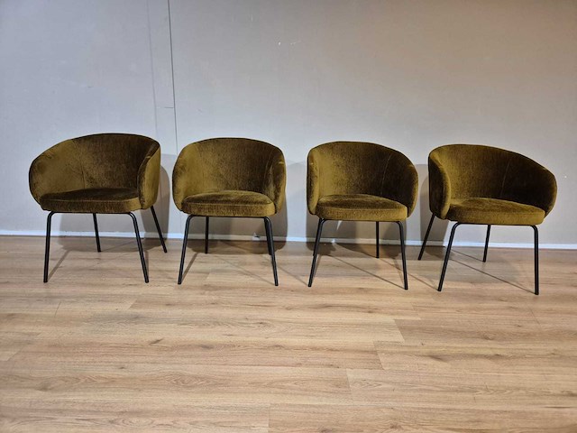 Montel - tune - showroommodel - eetkamerstoelen (4x) - afbeelding 1 van  12