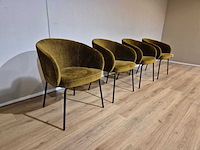 Montel - tune - showroommodel - eetkamerstoelen (4x) - afbeelding 5 van  12