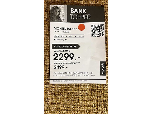 Montel - turner showroommodel - hoekbank - afbeelding 4 van  12