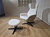 Montel - yani - relaxfauteuil + hocker - showroommodel - afbeelding 7 van  13