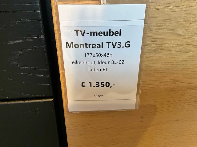 Montreal eiken tv meubel - afbeelding 6 van  6
