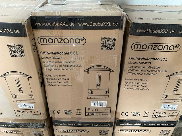 Monzana 6.8liter dbgwk1 warmhoudketel (6x) - afbeelding 5 van  7
