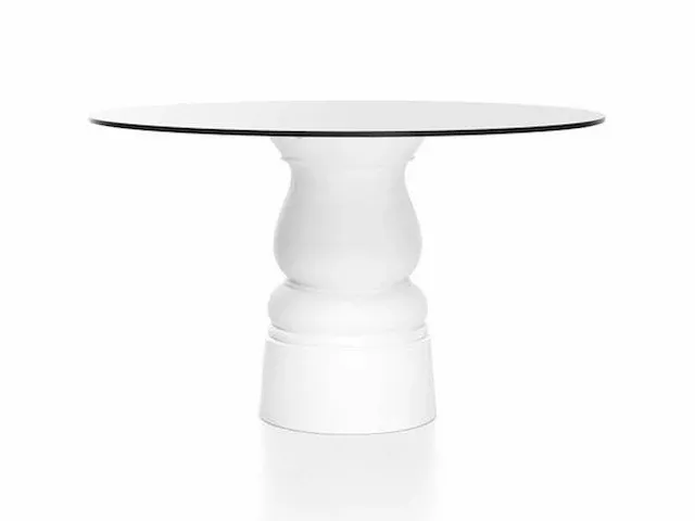 Moooi - container new antiques - tafel ø120 - hpl wit - afbeelding 5 van  11