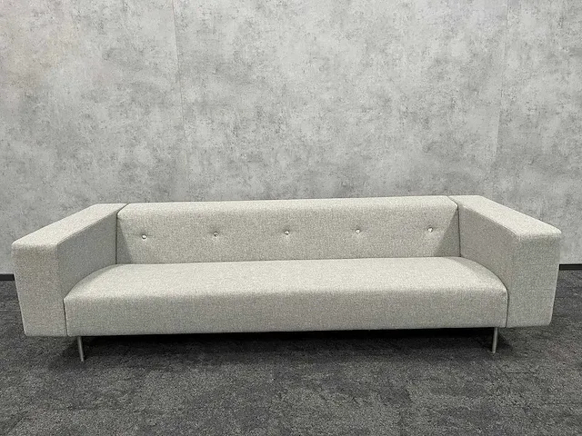 Moooi bottoni - design driezitsbank - grijs - marcel wanders - afbeelding 15 van  17