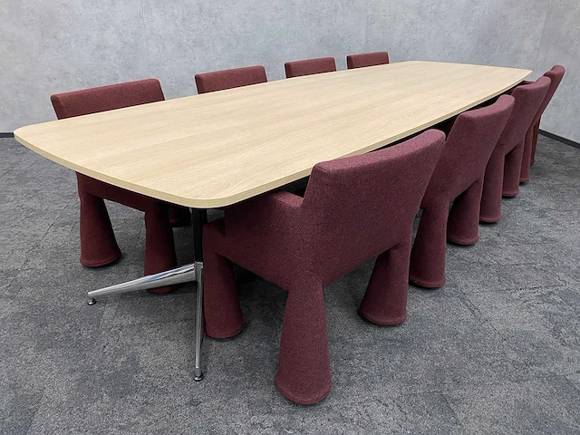 Moooi vip - 8 persoons design conferentieset 370x120 - afbeelding 1 van  27