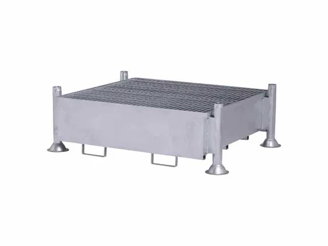 Mop-109 + mop-111 gegalvaniseerde lekbak 440l stapelbaar met topframe - afbeelding 2 van  3