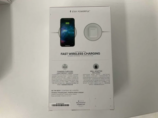 Mophie wireless charging pad (5x) - afbeelding 2 van  2