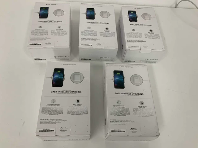 Mophie wireless charging pad fast charge (white) (5x) - afbeelding 3 van  3