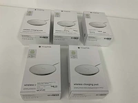 Mophie wireless charging pad fast charge (white) (5x) - afbeelding 1 van  2
