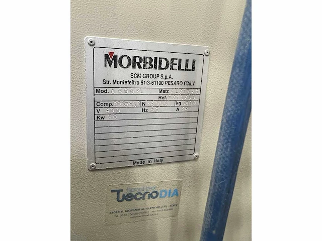 Morbidelli - 2000 - author 600 k l - horizontaal cnc-bewerkingscentrum - afbeelding 2 van  10