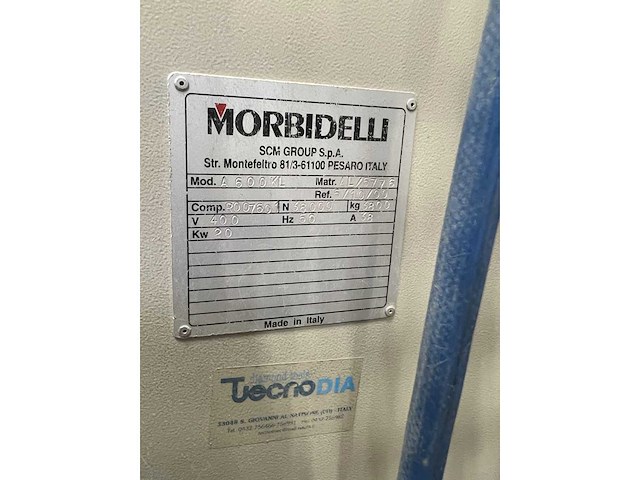 Morbidelli - 2000 - author 600 k l - horizontaal cnc-bewerkingscentrum - afbeelding 2 van  11