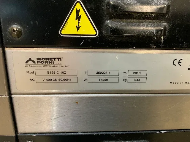 Moretti forni - s125 c 16z - pizza-oven - afbeelding 17 van  22
