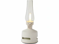 Mori mori led lantaarn met bluetooth speaker beach house wit - afbeelding 1 van  1