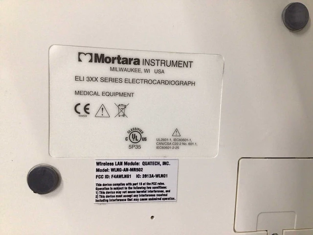 Mortara eli 350 elektrocardiograaf - afbeelding 6 van  7