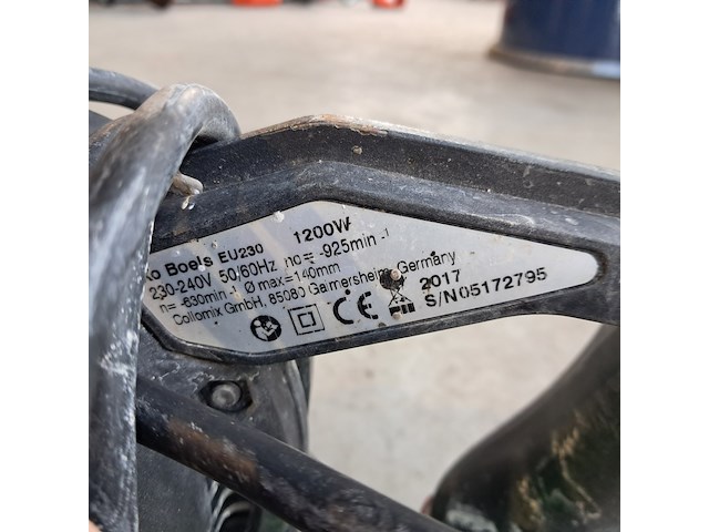 Mortelmixer 230v~ collomix, xo2, bouwjaar 2017 - afbeelding 4 van  4