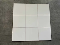 Mosa - wandtegel roomwit - 15x15 cm - 1 m² (38x)