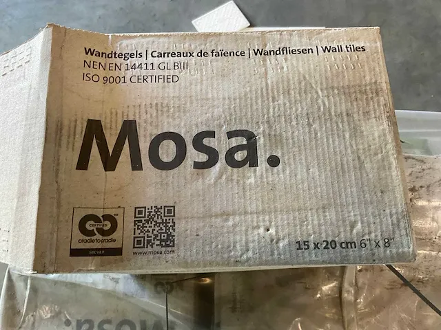 Mosa - wandtegel roomwit - 15x20 cm - 1 m² (65x) - afbeelding 4 van  6